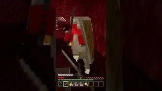 Taking my armor back from a zombified piglin! #minecraftrealm #survival