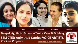 Hindi Cartoon, Animated Stories Selected Voice Artists Learn & Work with us @ deepakvoice.com