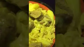 Azerbaijani National Dish Souz with Beef 🥩 meat, Potato 🥔 & Makaroni | #shorts