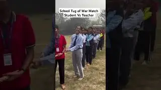 School Tug of war match / Teacher Vs Students tug war match #school #sports #cricket #tugofwar
