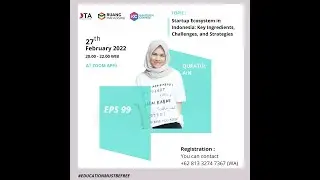 Startup Ecosystem in Indonesia : Key Ingredients Challanges, and Strategies
