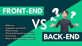 Front End & Back End Web Development | Coding Languages used for Website Design | codefromstart