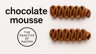 Classic French Chocolate Mousse - P&acirc;te &agrave; Bombe Technique Explained by CEPC M Kathleen Meisinger