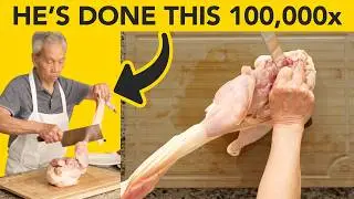 How a Chinese chef breaks down a chicken (Boneless, Skinless Cuts!)