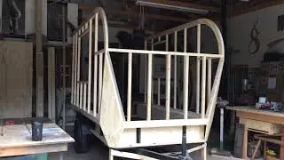 Camper caravan vardo conversion build