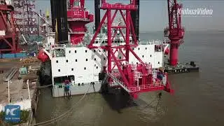 Largest of its kind in the world! Wind turbine installation vessel delivered