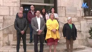 Maestrat Tv - Vinar&ograve;s - Minut de silenci en record de les v&iacute;ctimes de la dana