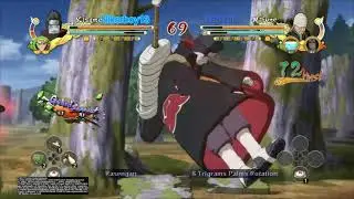 NUNS3 Full Burst Nikerboy13(Kisame) Vs Yaichi (Mifune)