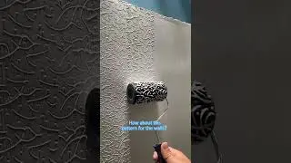 Roller Texture Painting Designs I 3d Texture Painting #roller #painting