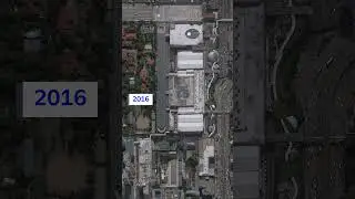 SM North Edsa satellite view 2001-2024