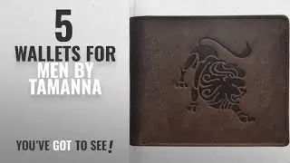 Top 10 Tamanna Wallets For Men [2018]: Tamanna Men Brown Genuine Leather Wallet&nbsp;&nbsp;(6 Card Slots)