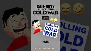 🤣 TROLLING BLACK OPS COLD WAR PROP HUNT in RAID! #prophunt #shorts
