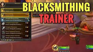 Silvermoon City Blacksmithing Trainer Location (WoW Midnight)