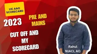 MY LIC AAO SCORECARD 2023 PRE+MAINS NOT QUALIFIED 😔 #licaao #niaclao #niclao #insurance #SCORECARD 