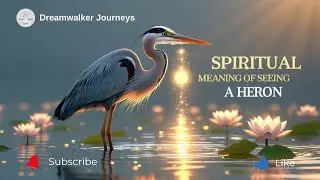 Spiritual Meaning of Seeing a Heron | Stillness, Self-Reliance, and Divine Timing