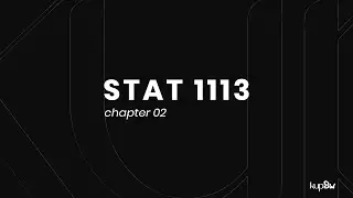 STAT 1113  |  CHPT 02 - PART 02 - Cumulative distribution function (c.d.f)