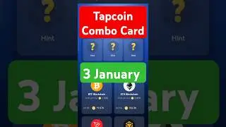 Tapcoin Combo 3 January | Tapcoin Bounty Combo | Tapcoin Today Combo |Tapcoin Daily Combo #tapcoin