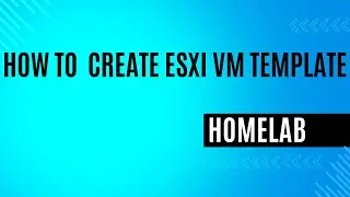Setting up the Home Lab again! | How to create copy virtual machines ESXI