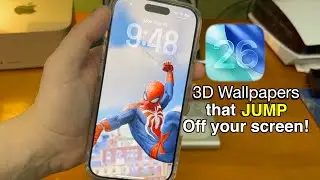 HIDDEN 3D Wallpapers that JUMP off your screen In iOS 26!