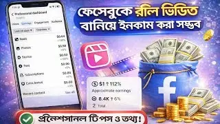 ফেসবুক রিল ভিডিও বানিয়ে ইনকাম করা সম্ভব | Facebook Reels Income Bangla /2026 pegs Payout account