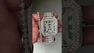 Best VVS Quality On the Market #gemistone #moissanitewatch #icedoutwatch #rapperjewelry #bustdown