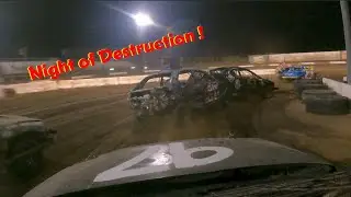 PAS Night of Destruction Mini Stock Main Event 09/20/25