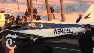 Plane Uses Bronx Highway as Landing Strip | The New York Times