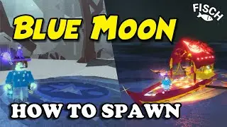How to SPAWN Fisch BLUE MOON FAST in Roblox BRINE STORM