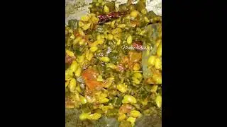 Spring Onion With Beans Seeds Curry ☘️🍛