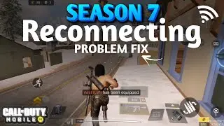 WiFi Reconnecting Issue Fix CODM Season 6