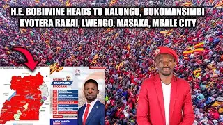 H.E. Bobiwine heads to Kalungu, Bukomansimbi, Kyotera, Mbale City, Lwengo, Masaka - Recap of Mpigi