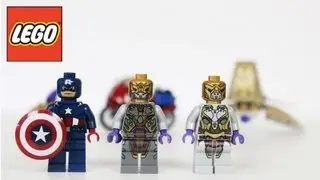LEGO Captain America's Avenging Cycle Review, Unboxing - Marvel Super Heroes 6865