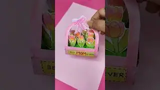 Beautiful Gift For Mom's#flowerbouquet#mothersdaycraft#papercraft