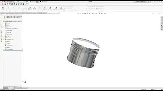 Solidwork Tutorial Radial Engine Piston  #SolidworkTutorial  #Solidwork