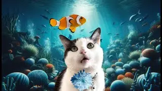 Dreaming Beneath the Waves: Sydney Cat's Underwater Adventure Storytime