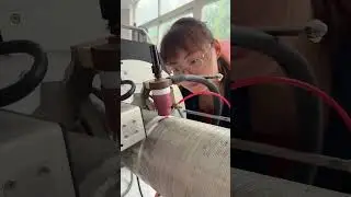 Bevel pipe full welding, wire base and cover welding effect thick wall seamless steel pipe chemical😱