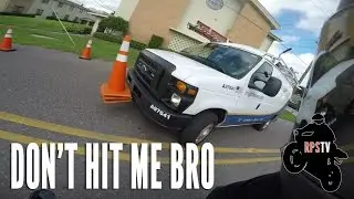 Confronting bad drivers, people try to kill biker + Pig Floyd's