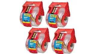 Scotch Heavy Duty Shipping Packing Tape, Clear, Packing Tape for Moving Boxes and Packaging Supplies
