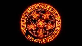 Flame magic circle