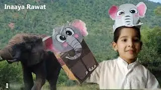 Elephant lines in English I Animal Essay for kg kids I Animals Activity I Wild animals Activity