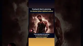 Big treat for #Salaar fans 🔥#PrashanthNeel planning to drop deleted scenes 👍🏻 salaar movie