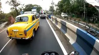 Kolkata city ride with 110cc