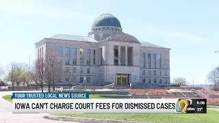 Iowa Supreme Court rules state can&rsquo;t charge low-income defendants in dismissed cases