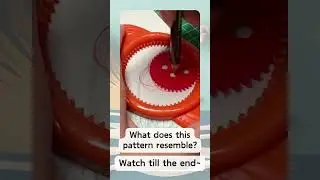 Satisfying geometric patterns Spirograph art #364