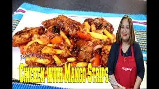 Chicken Wings with Mango Strips - AND SARAP!!
