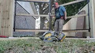 installing a 12ft double gate using the adjust -a-gate frame kit.