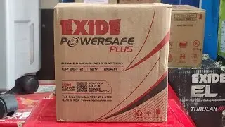 EXIDE POWERSAFE PLUS EP 26AH-12V SEALED LEAD ACID BATTERY | 2 YEARS WARRANTY | REVIEW | UNBOXING 