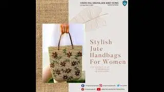stylish jute bag