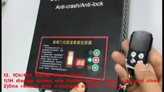How to connect DC rolling door motor UPS
