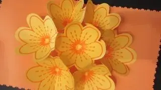 Cómo hacer una tarjeta bouquet de flores.